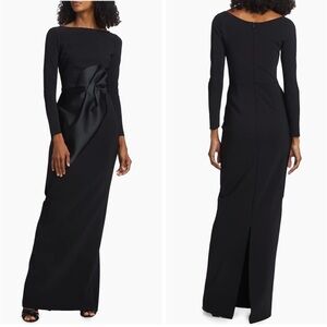 Chiara Boni La Petite Robe Shui Stretch Long-Sleeve Gown Size 4